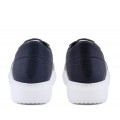 Sneaker White Black Leather